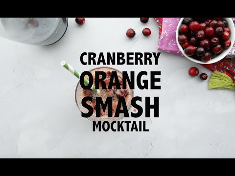 Smashed Cranberry Mocktail