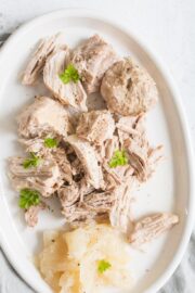 Pressure Cooker Pulled Pork - Nourish Nutrition Blog (meal prep)