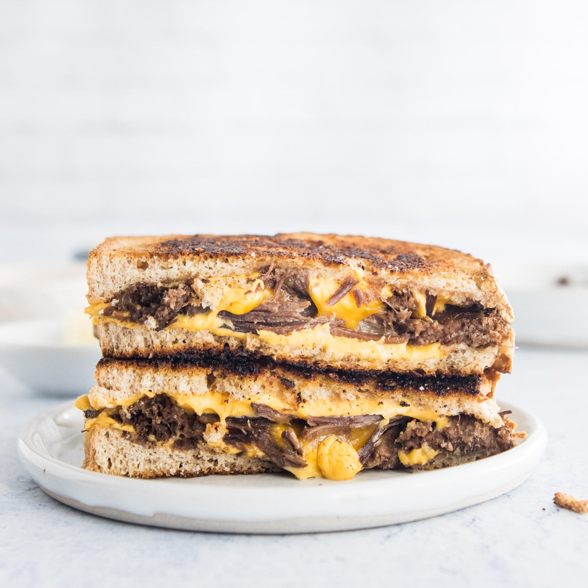 Easy Brisket Grilled Cheese