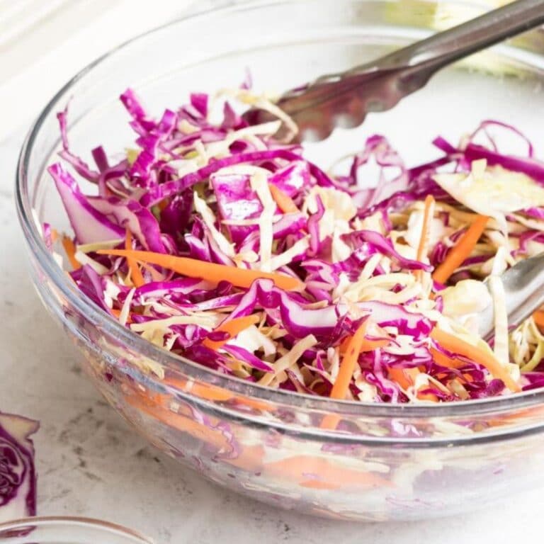 Red Wine Vinegar Coleslaw Nourish Nutrition Blog 10 minutes