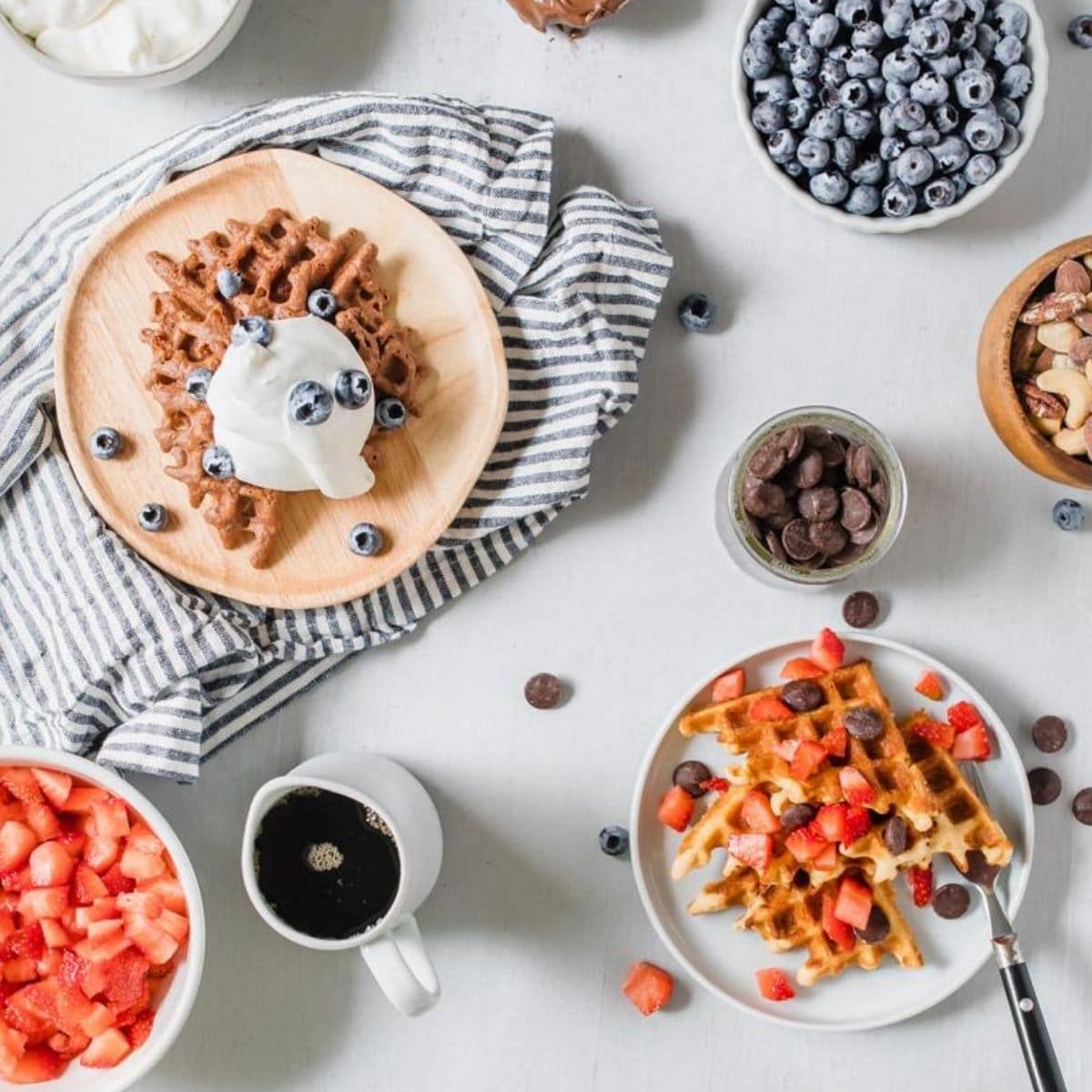 Brunch Party Ideas - Waffle and Pancake Bar! 