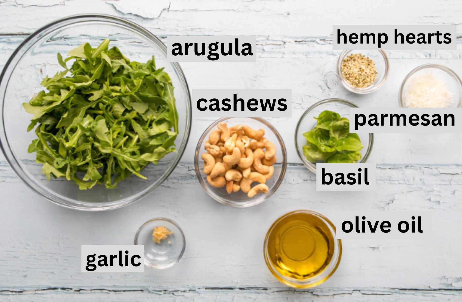 arugula pesto ingredients