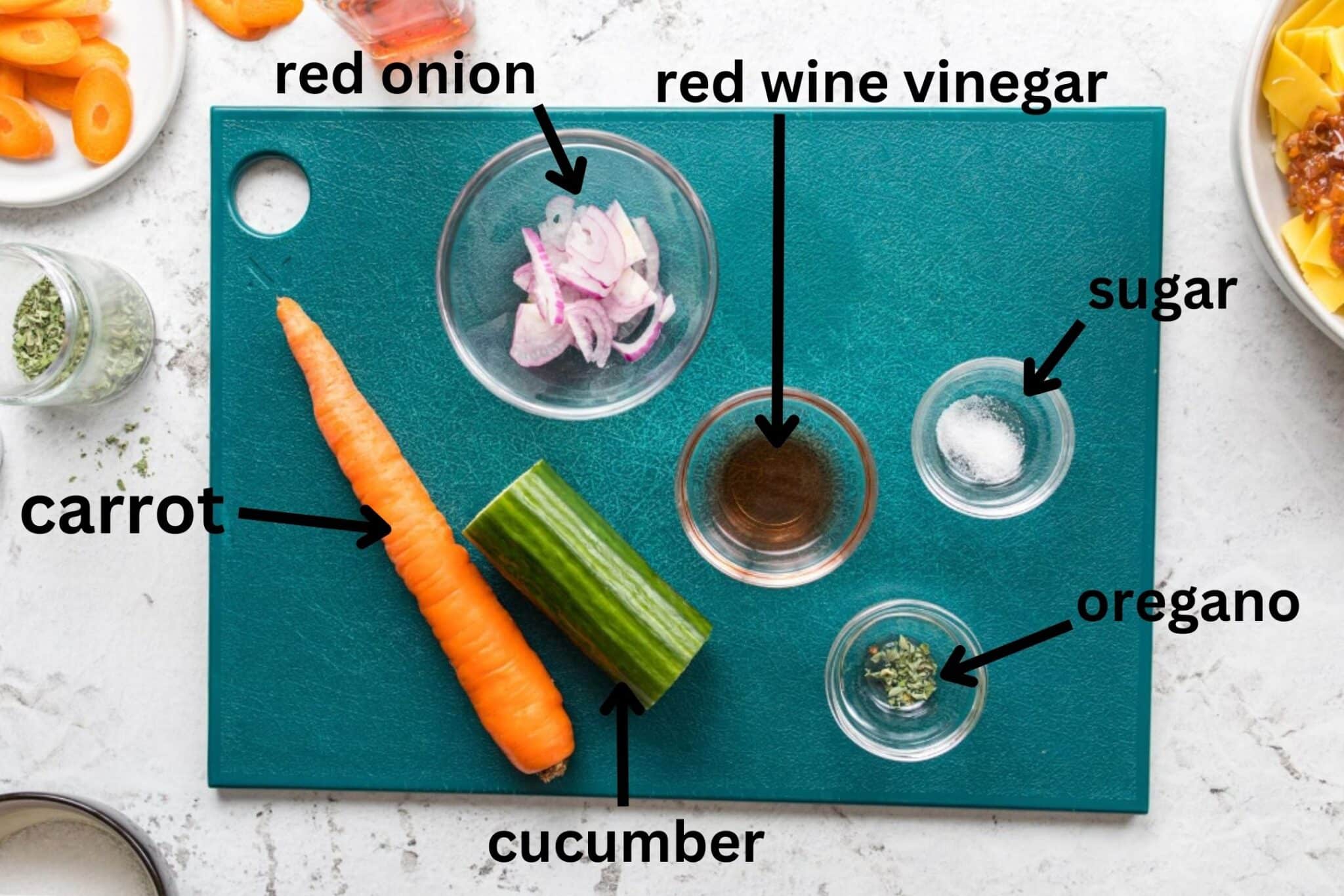 Carrot Cucumber Salad for One Nourish Nutrition Blog