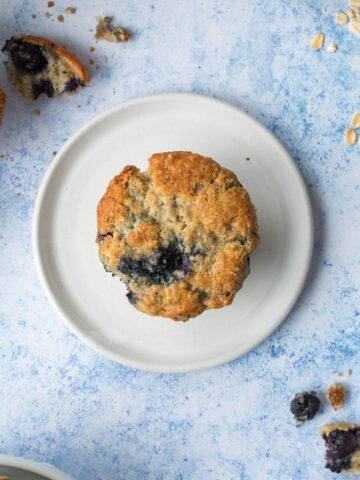 muffin with blueberry in it