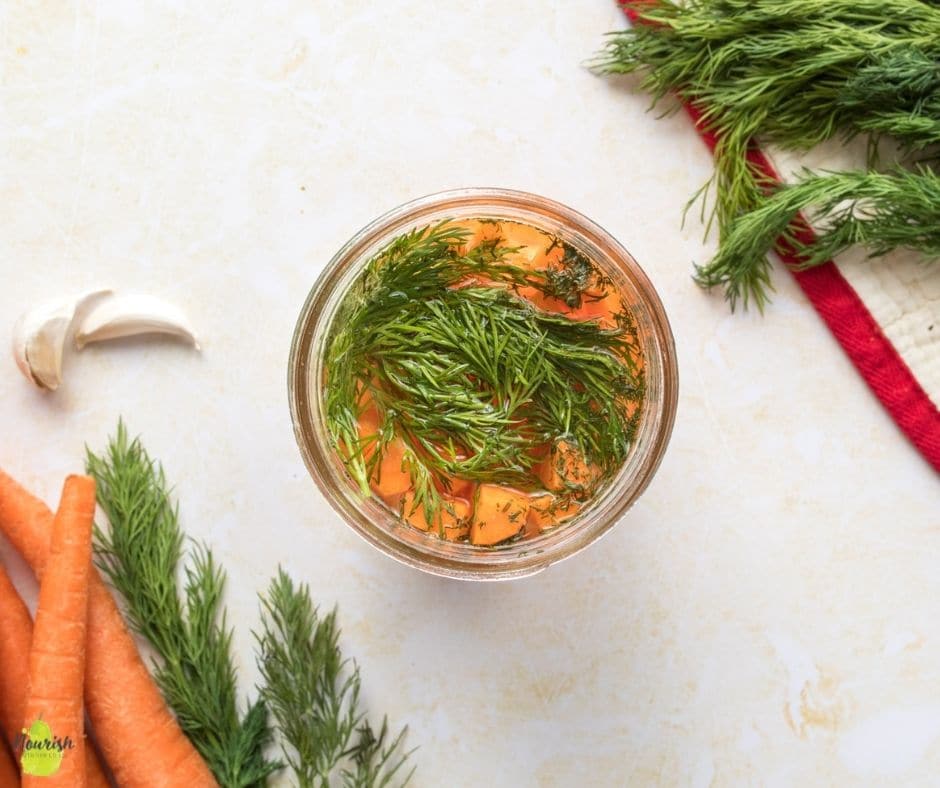 Pickled Dill Carrots – Nourish Nutrition Blog