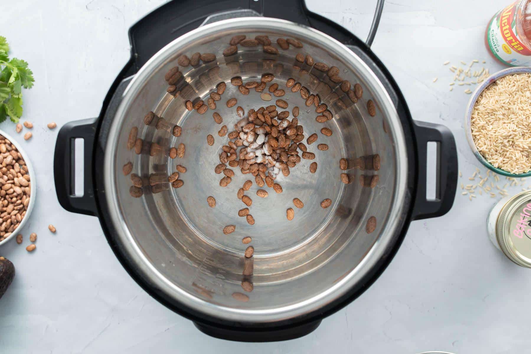 beans, baking soda in instant pot