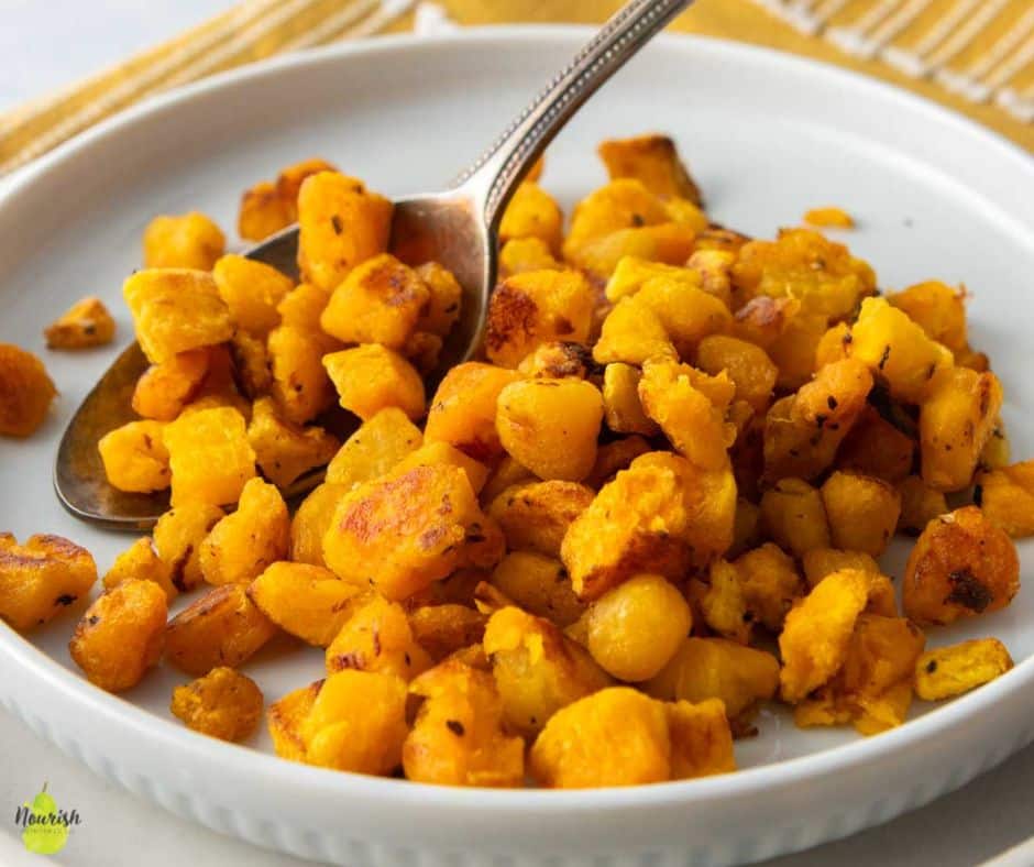 Easy Roasted Frozen Butternut Squash - Nourish Nutrition Blog - 4